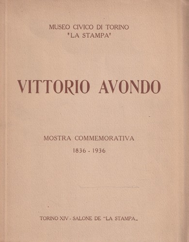 Vittorio avondo catalogo - vittorio, avondo: