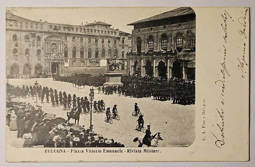 Cartolina epoca bologna - cartolina,